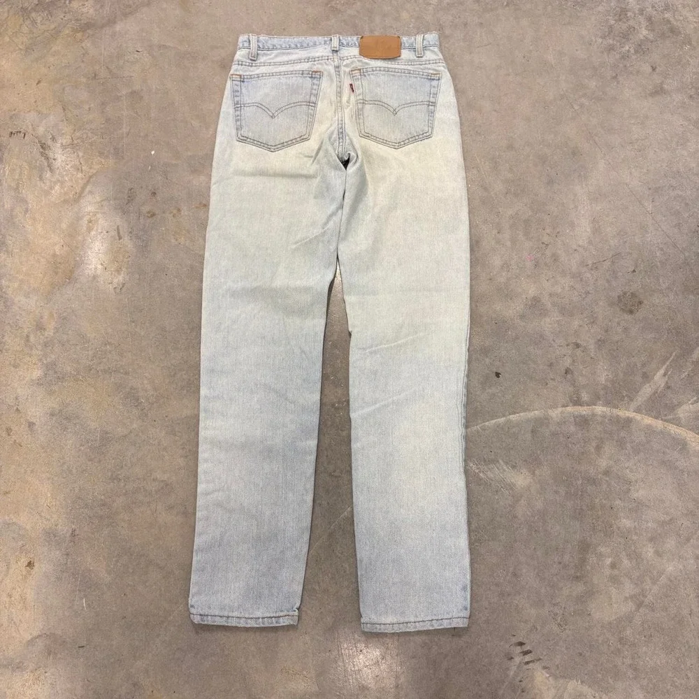 Levis 512 Slim Taper Jeans Mens W30 L32 Light Wash Faded Y2K Denim 0184